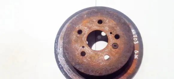 Toyota Avensis Verso Rear brake disc neventiliuojamas