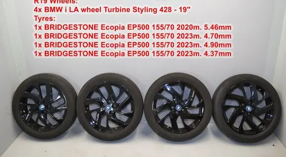BMW i3 R19 alloy rim 6887937 36106887937