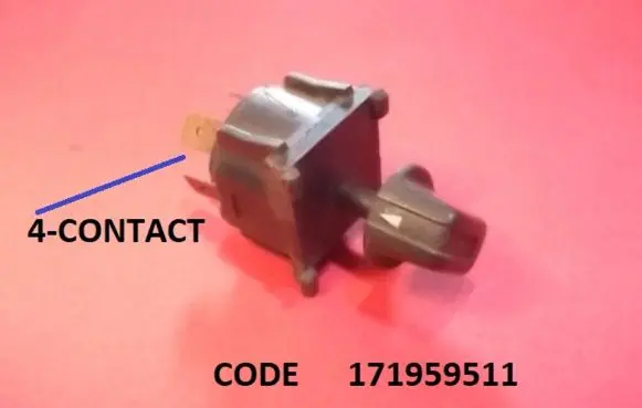 Audi 80 90 B2 Interior fan control switch 171959511