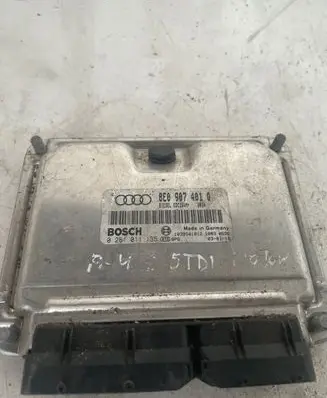 Audi A4 S4 B6 8E 8H Engine control unit/module 8E0907401Q 0281011135 1039S01812