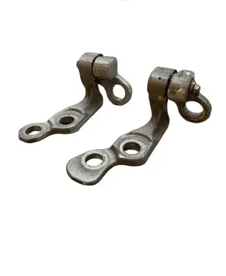 Front door hinge set