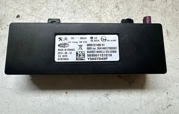 Peugeot 3008 I Other control units/modules 9805727480