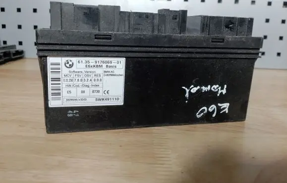 BMW 5 E60 E61 Comfort/convenience module 9176069 6135917606901