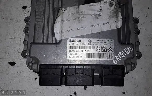Citroen C4 I Engine control unit/module 0281011966 9663190880 9653558980