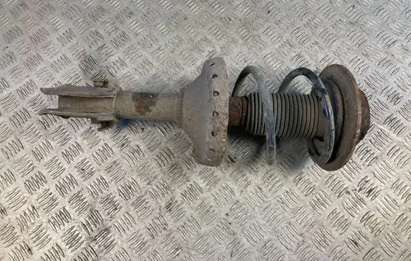 Front shock absorber with coil spring