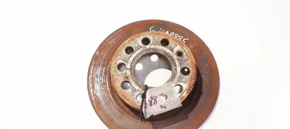 Audi A3 S3 8P Rear brake disc neventiliuojamas