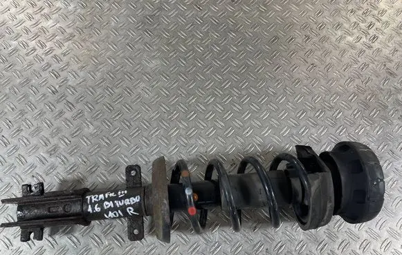 Front shock absorber with coil spring