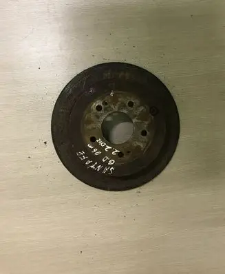 Hyundai Santa Fe Rear brake disc