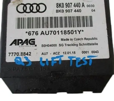 Audi Q3 8U Trunk lid opening control unit 8K0907440A