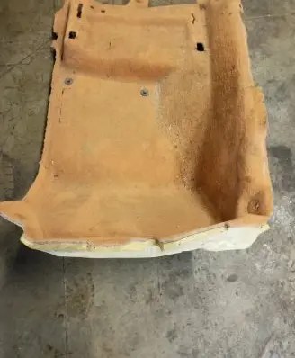 Porsche Cayenne (92A) Front floor carpet liner 