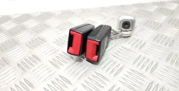 Volkswagen PASSAT B7 Middle seatbelt buckle (rear) 3AA857739B