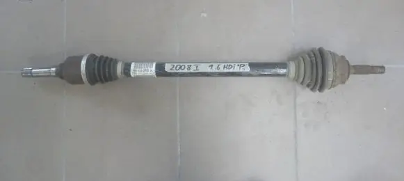 Peugeot 208 I Front driveshaft 9677209880