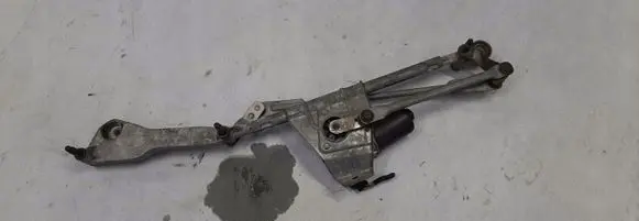Front wiper linkage and motor