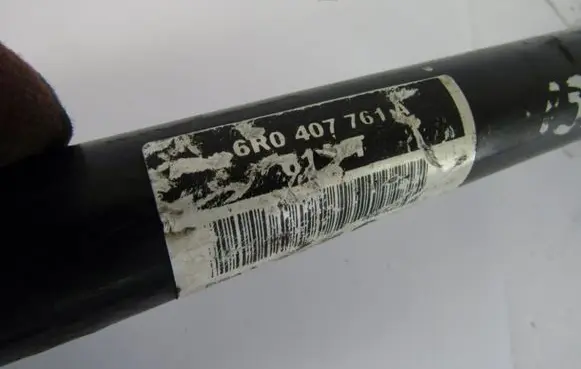 Volkswagen Polo V 6R Front driveshaft 6R0407761A