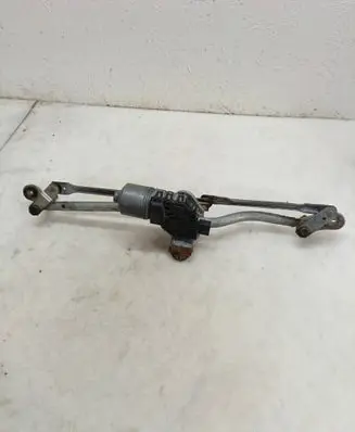 Front wiper linkage and motor