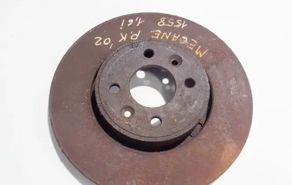 Renault Megane II Front brake disc ventiliuojamas