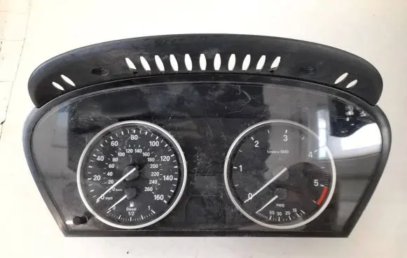 BMW 5 E60 E61 Speedometer (instrument cluster) 62109177262 6210-9177262