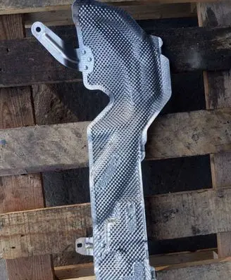Heat shield in engine bay