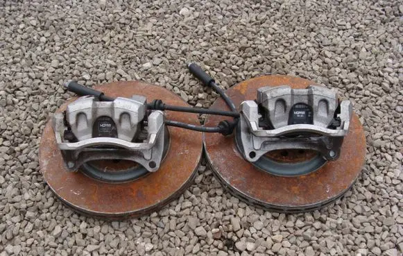 Jeep Compass Brake discs and calipers set TARCZE