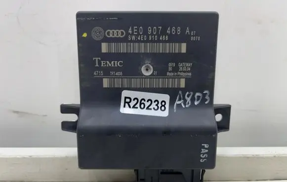 Audi A8 S8 D3 4E Central body control module 4E0907468A