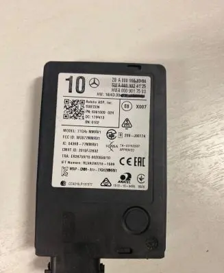 Mercedes-Benz AMG GT 4 x290 w290 Blind spot module A0009058304