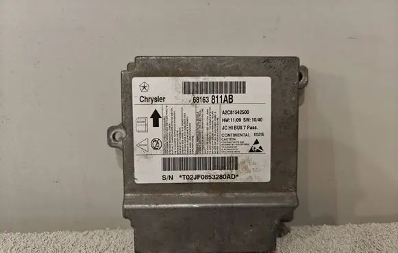 Fiat Freemont Airbag control unit/module 68163811AB T02JF0853280AD A2C81542500