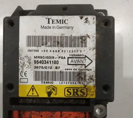 Peugeot 607 Airbag control unit/module 9640341180 3675C12B7