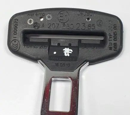 Mercedes-Benz C W204 Roof seat belt A2078602385