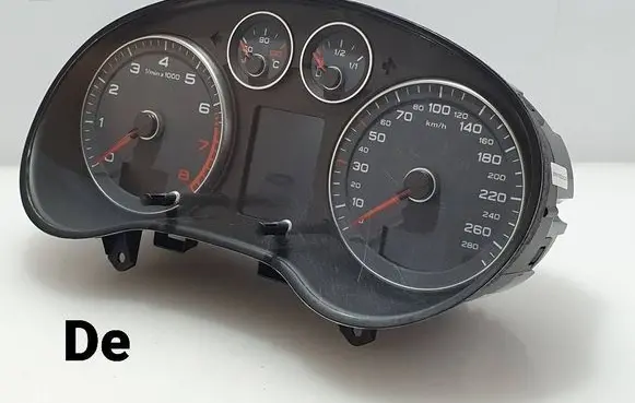 Audi A3 S3 A3 Sportback 8P Speedometer (instrument cluster) 8P0920933