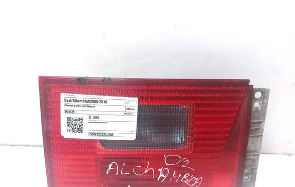 Seat Alhambra (Mk1) Tailgate rear/tail lights 964539