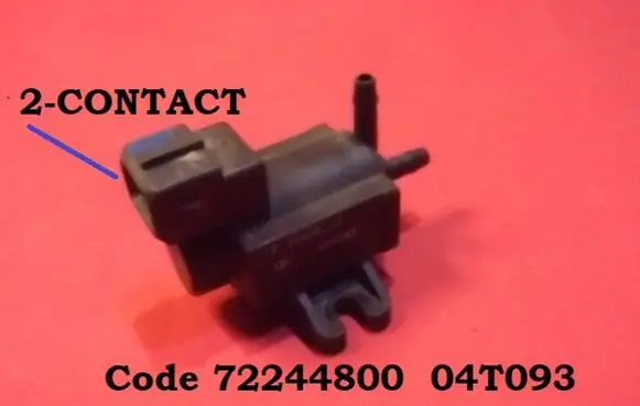 Opel Zafira B Turbo solenoid valve 72244800 04T093