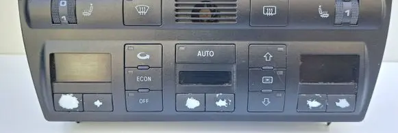 Audi A6 S6 C5 4B Climate control unit 4B0820043G 5HB00760405 D600000
