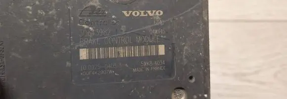 Volvo S60 ABS Pump 30643982 P30643979 10020404144