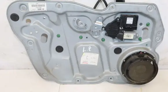 Volkswagen Touran I Front window lifting mechanism without motor 1T0959701D