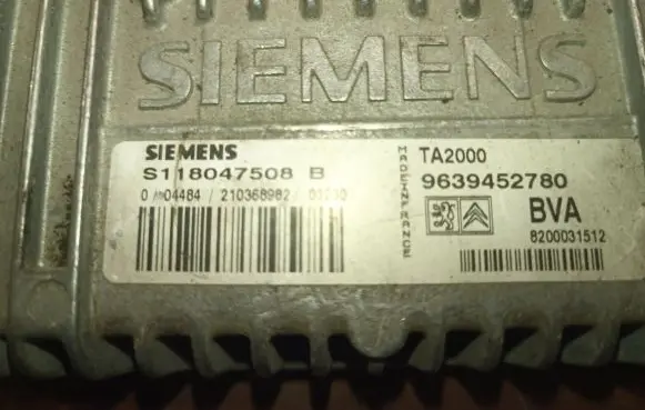Citroen C5 Gearbox control unit/module S118047508B 9639452780 s118047508