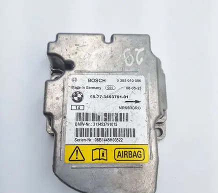 BMW X3 E83 Airbag control unit/module 3453791 65773453791 0285010086