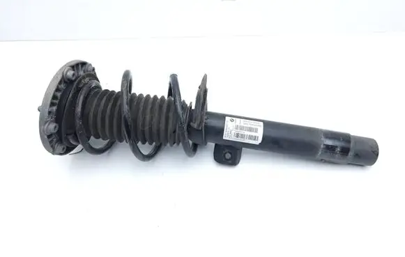 Front shock absorber with coil spring