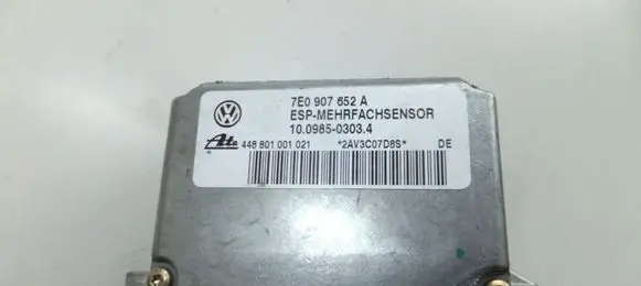 Volkswagen Touareg I ESP acceleration yaw rate sensor 7E0907652A