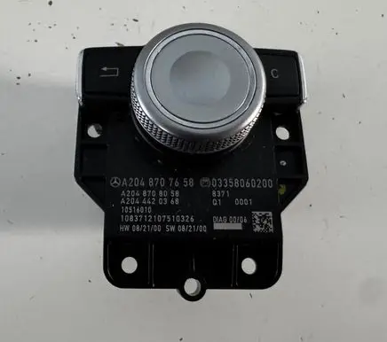 Mercedes-Benz C W204 Multifunctional control switch/knob A2048707658 03358060200 A2048708058