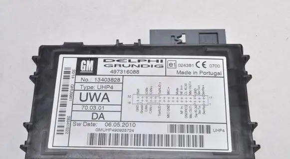 Opel Corsa D Bluetooth control unit module 13403828