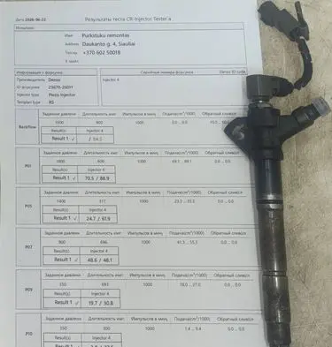 Lexus IS 220D-250-350 Fuel injector 2367026011 04H07157