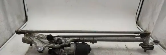 Front wiper linkage and motor
