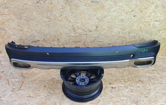 Rear bumper lower part trim