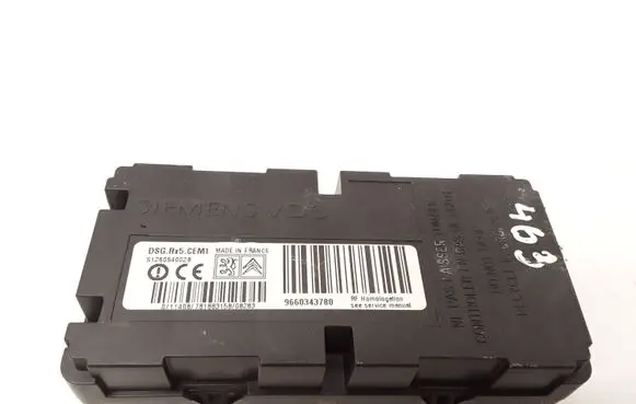 Peugeot 607 Tire pressure control unit 9660343780 S126064002B