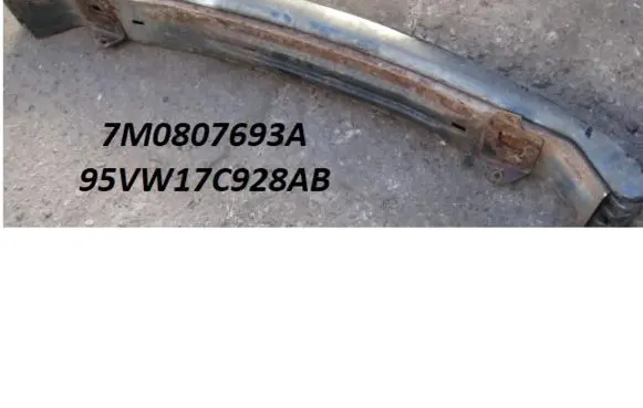 Seat Alhambra (Mk1) Front bumper cross member 7M0807693A 95VW17C928AB