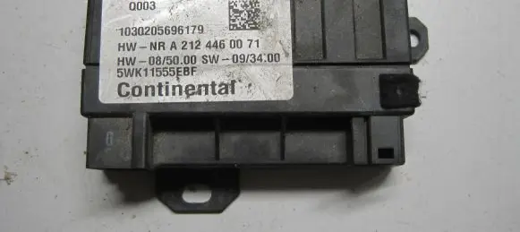Mercedes-Benz E W212 Fuel injection pump control unit/module A2129000306