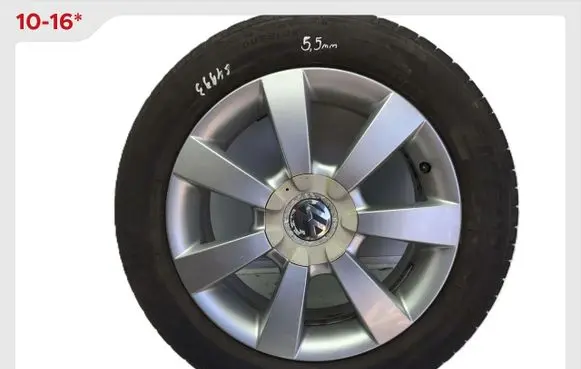 Volkswagen New Beetle R16 alloy rim 1C0601025AB