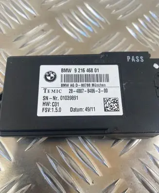 BMW X3 F25 Seat heating relay 9216468 01039891 2840078406300