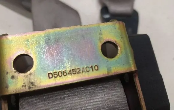 Peugeot 607 Rear seatbelt D506452AC10