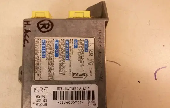 Honda Accord Airbag control unit/module 77960S1AG91M1 5WK4219